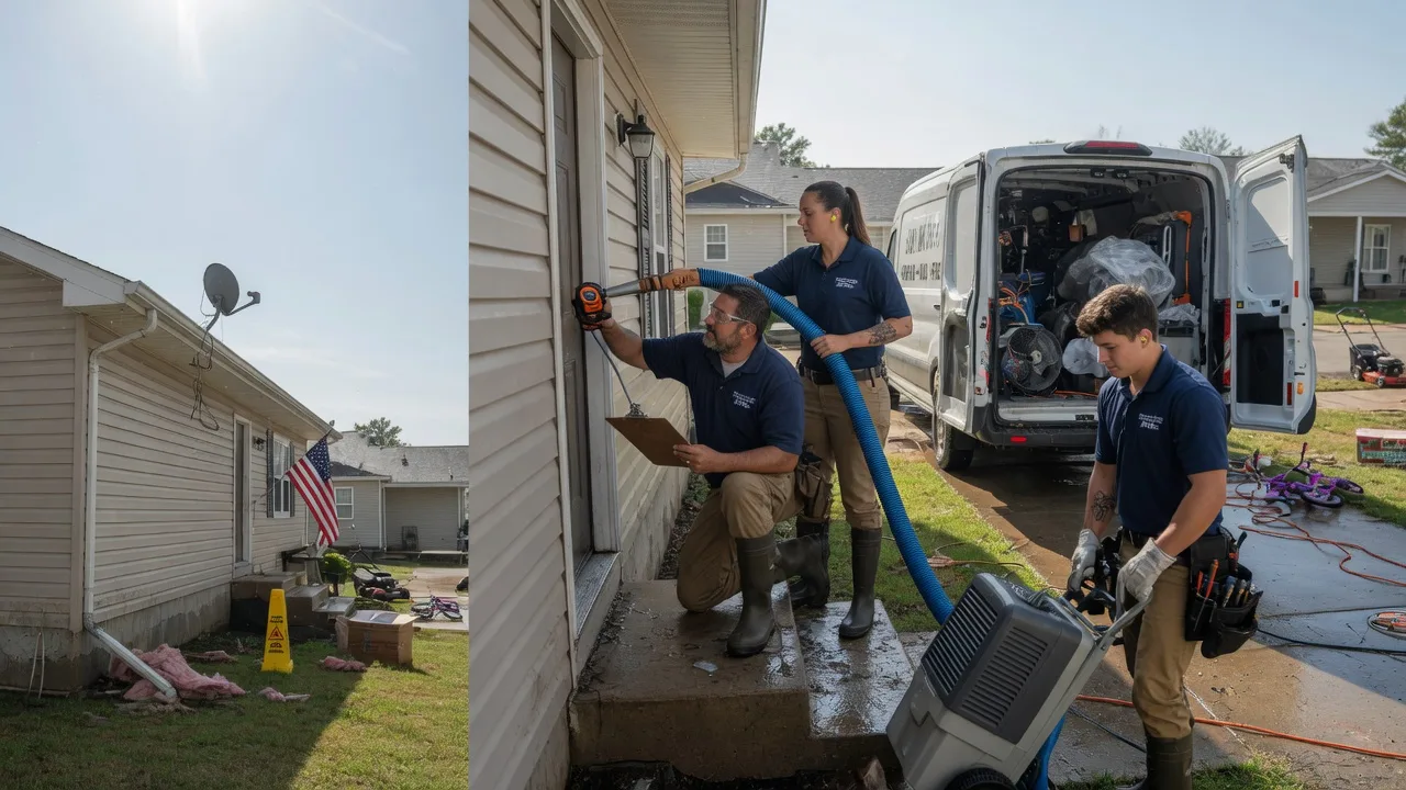 Ceiling Water Damage Restoration in Dover, AR near me